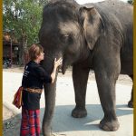 Chris Richer interacting with her beloved Rasamee.